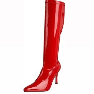 NIB Funtasma Lust 2000 Red Patent Leather Boots US 8